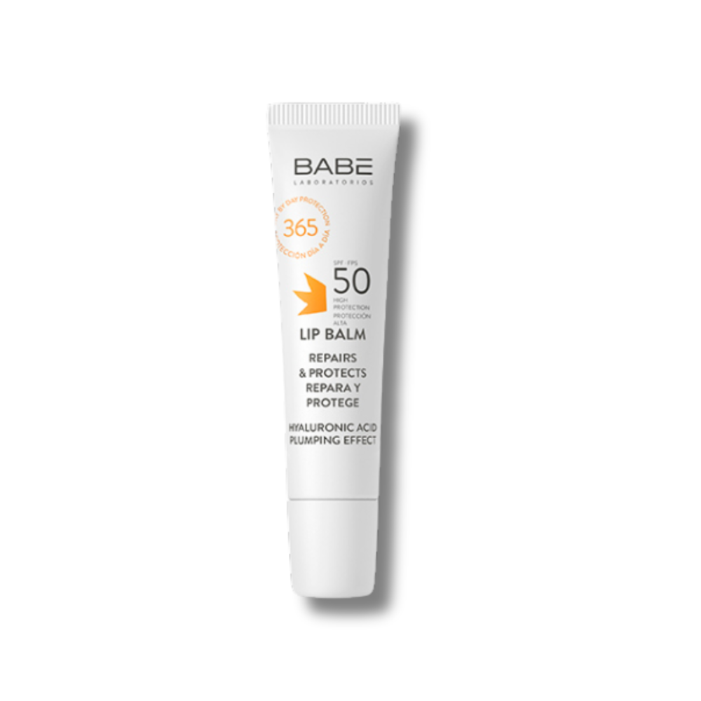Солнцезащитный бальзам для губ с гиалуроновой кислотой SPF 50 - Babe Laboratorios Lip Balm SPF 50 фото