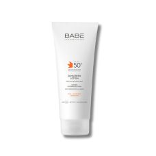 Солнцезащитный лосьон с очень высокой степенью защиты SPF 50+ и успокаивающими активными компонентами - Babe Laboratorios Sunscreen Lotion SPF 50+ 