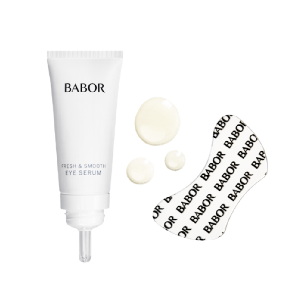 Набор для зоны вокруг глаз - Babor Instant Fresh & Smooth Eye Serum + Patches фото 2