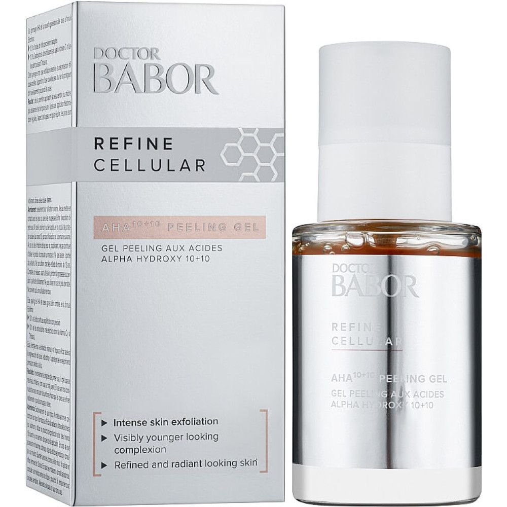 Высококонцентрированный АНА-пилинг-гель "10+10" для лица - Babor Doctor Babor Refine Cellular Aha 10+10 Peeling Gel фото 3