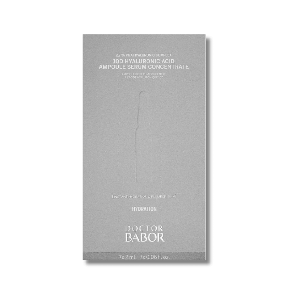 Увлажняющие ампулы с мультигиалуроновой кислотой - Babor Doctor Babor Hydration 10D Hyaluronic Acid Ampoule Serum Concentrate фото