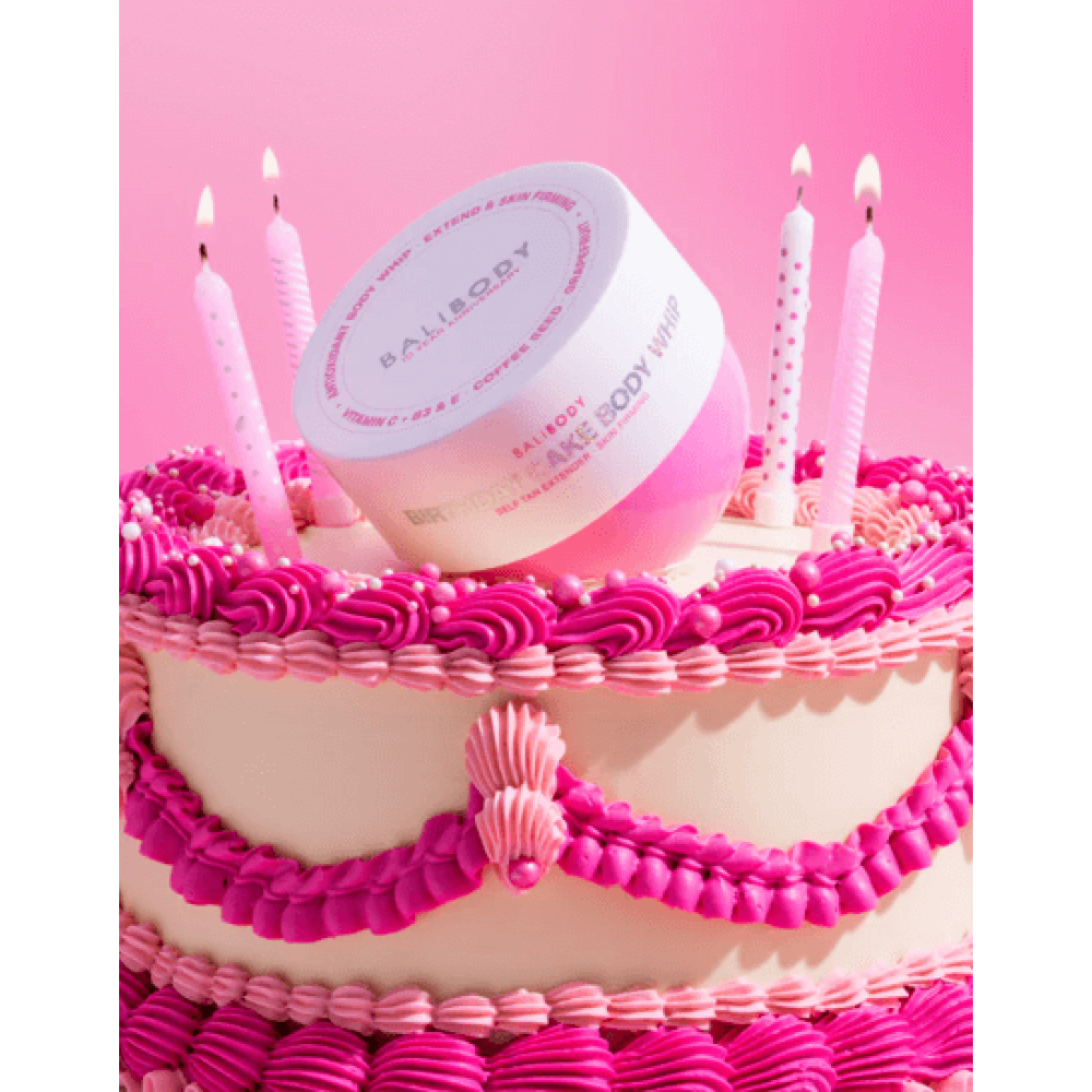 Крем для тіла "Святковий тортик" - Bali Body Birthday Cake Body Whip  фото 2