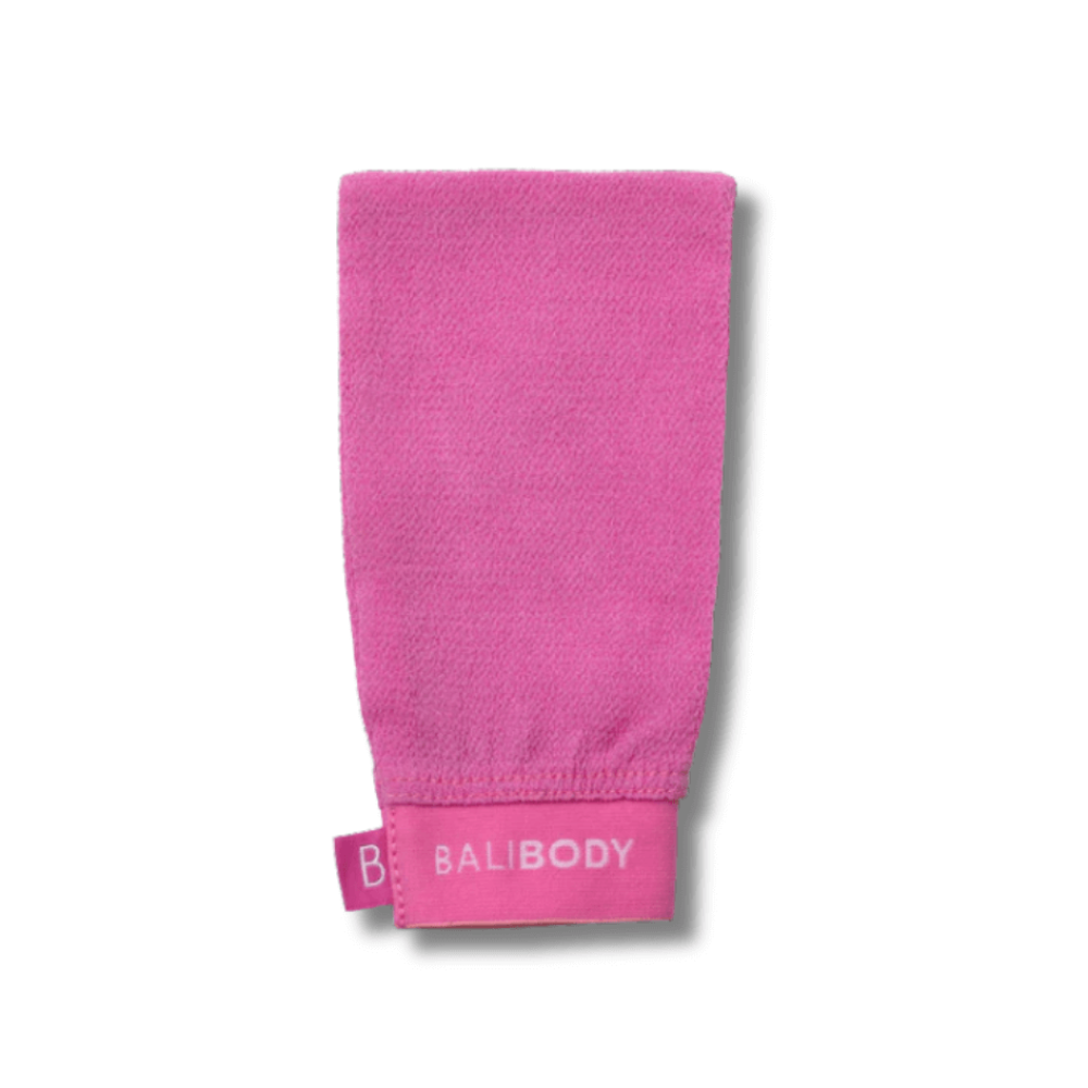 Розовая отшелушивающая перчатка - Bali Body Pink Exfoliating Mitt фото