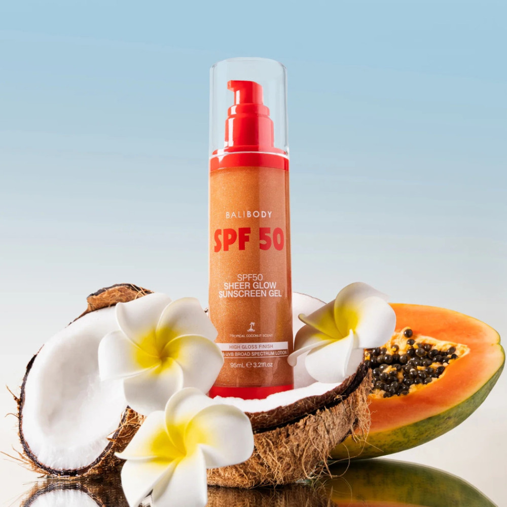 Сонцезахисний гель SPF 50 з ефектом природного сяйва - Bali Body Sheer Glow Sunscreen Gel SPF50 фото 2