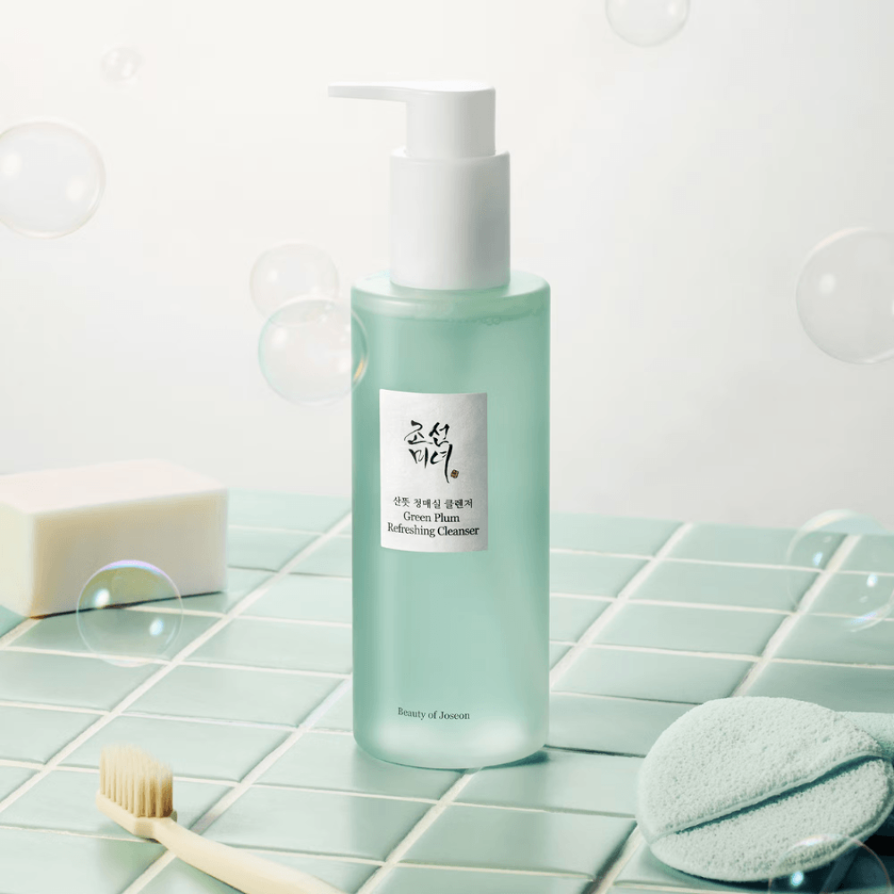 Освежающий гель для умывания с зелёной сливой - Beauty Of Joseon Green Plum Refreshing Cleanser фото 4