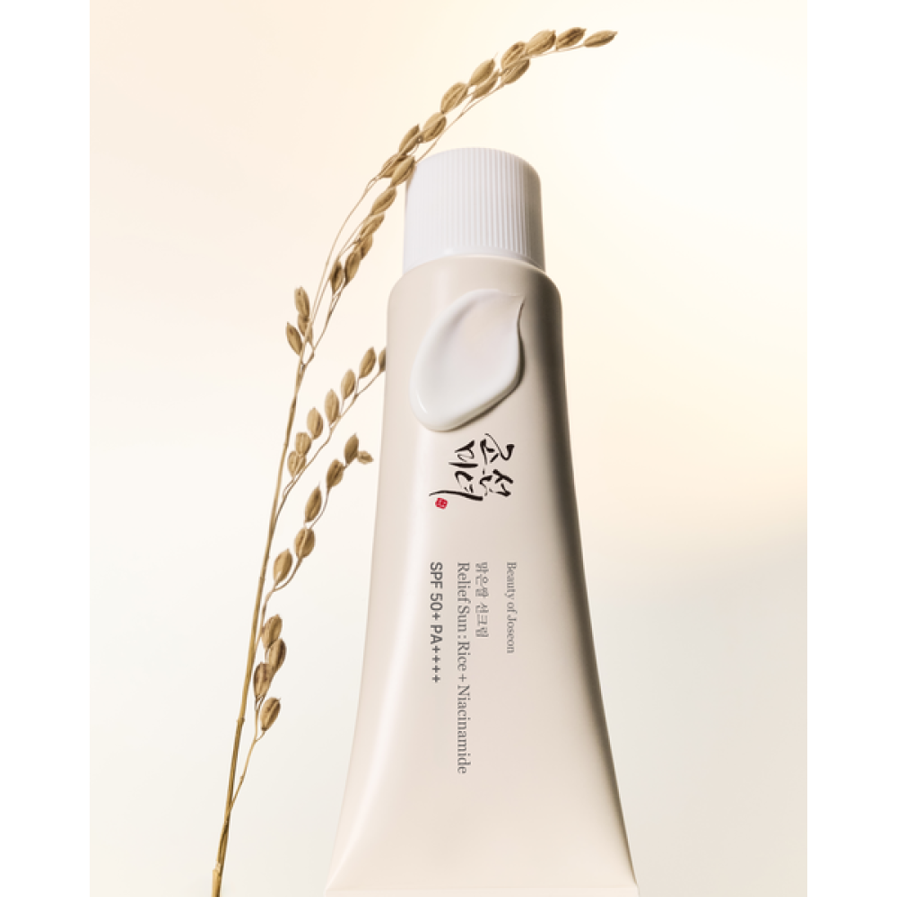 Сонцезахисний крем із пробіотиками - Beauty Of Joseon Relief Sun: Rice + Niacinamide SPF50+ PA++++ фото 3