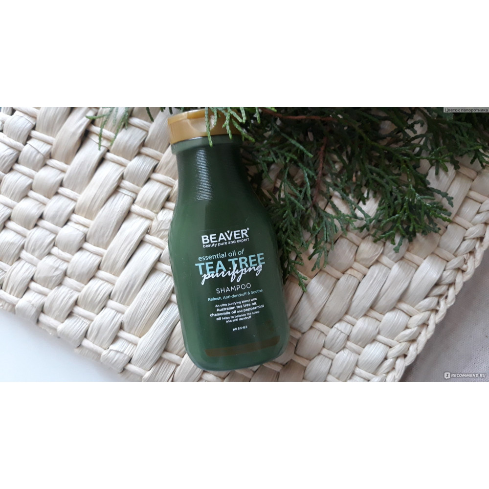 Шампунь для жирного волосся з олією чайного дерева - Beaver Professional Essential Oil of Tea Tree Shampoo фото 4
