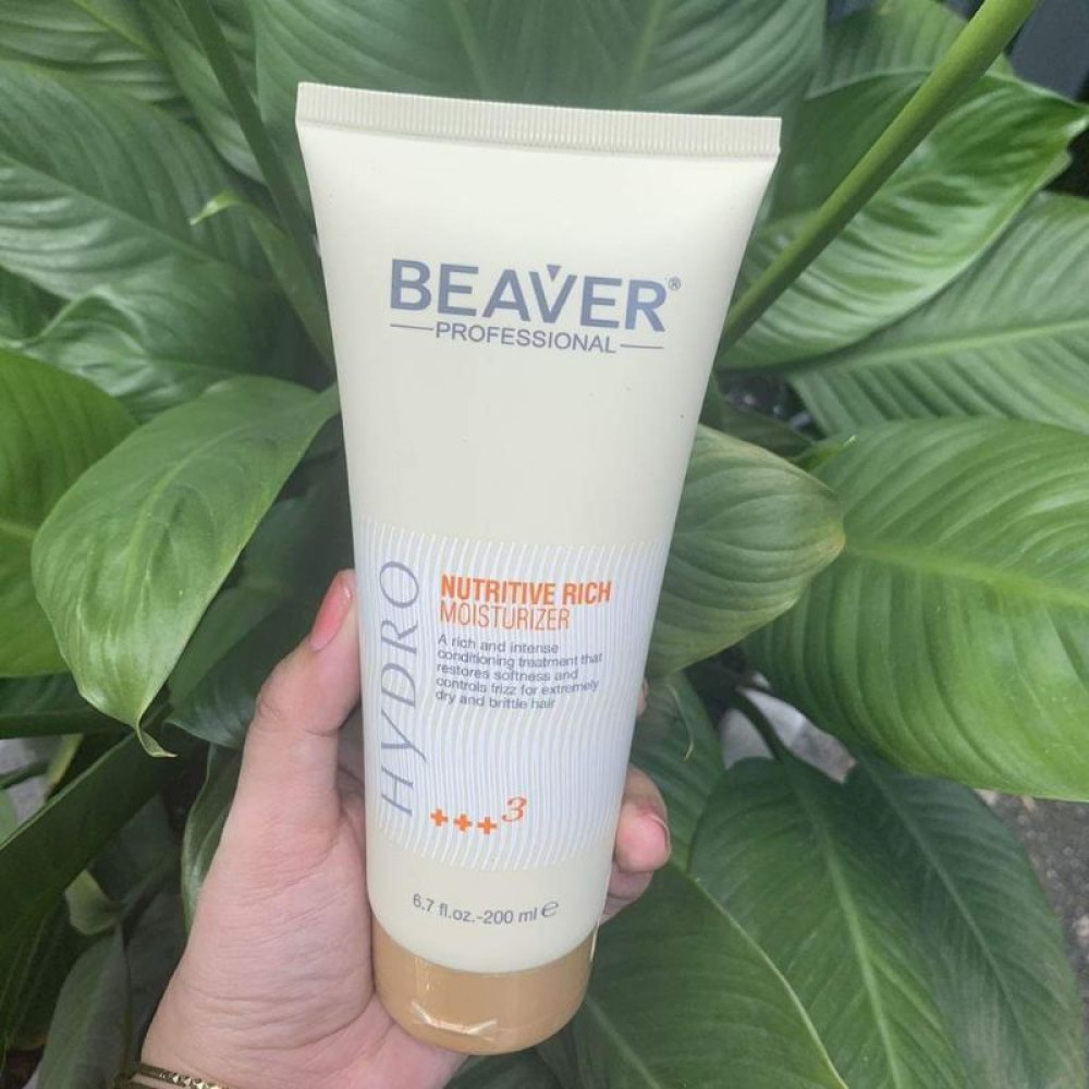 Питательный интенсивный увлажнитель для сухих и пористых волос - Beaver Professional Nutritive Rich Moisturizer фото 3