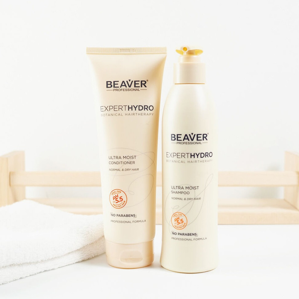 Ультра увлажняющий шампунь для сухих волос - Beaver Professional Expert Hydro Ultra Moisture Shampoo фото 2