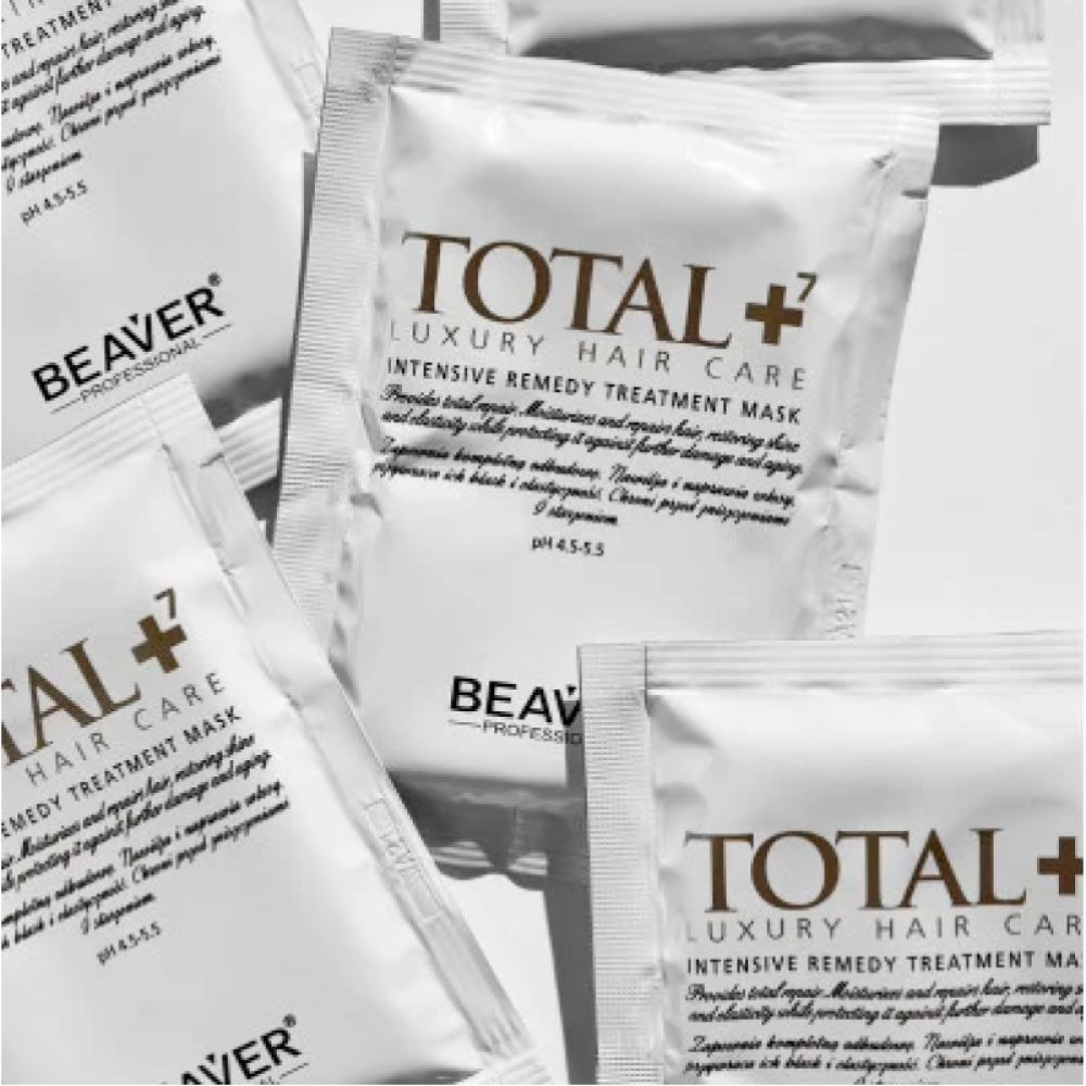Омолаживающая маска для проблемных волос - Beaver Professional Total7 Luxury Hair Care 30ml*20pcs фото 4