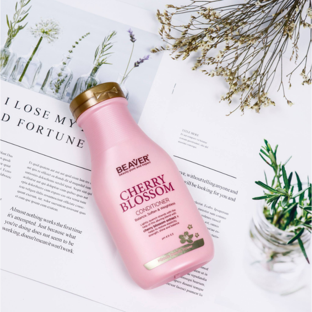 Кондиціонер для щоденного використання з екстрактом квітів сакури - Beaver Professional Cherry Blossom Conditioner фото 2