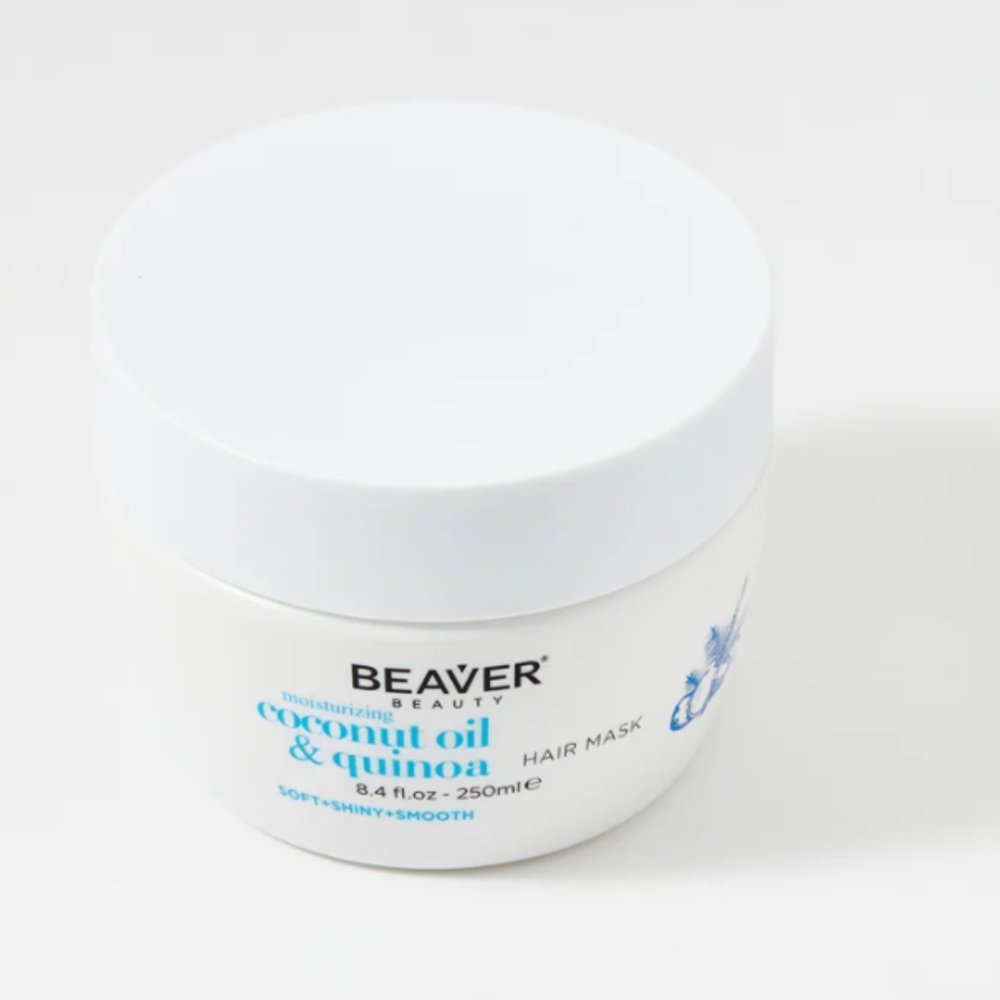 Увлажняющая маска для сухих волос с кокосовым маслом - Beaver Professional Coconut Oil & Quinoa Mask фото 2