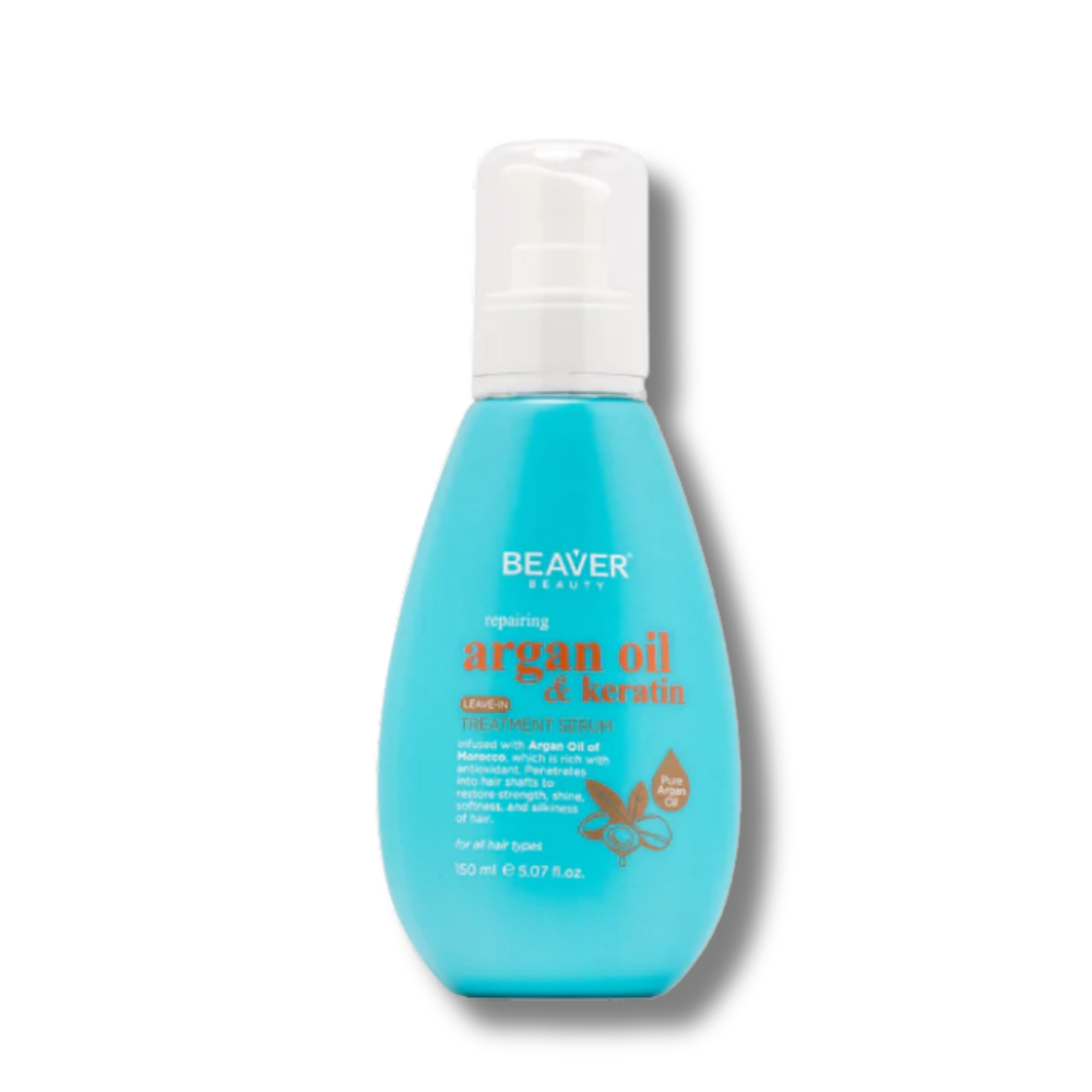 Несмываемый бальзам с аргановым маслом - Beaver Professional Argan Oil of keratin Leave-in Treatment Serum фото