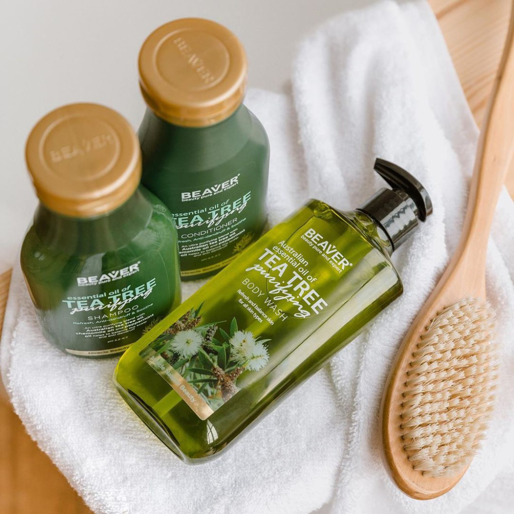 Гель для душа с маслом австралийского чайного дерева - Beaver Professional Australian Tea Tree Body Wash фото 3