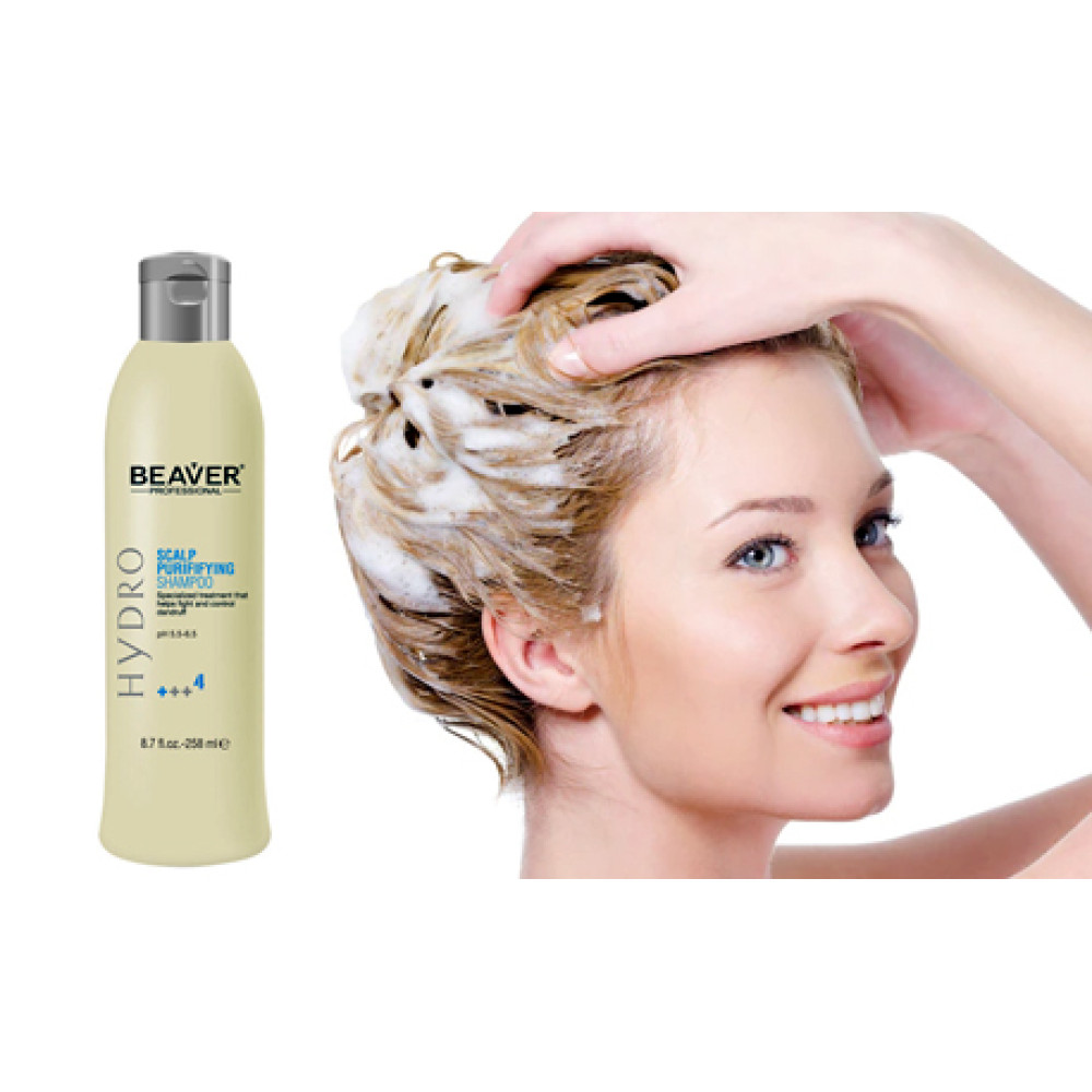 Очищающий кожу головы шампунь против перхоти - Beaver Professional Scalp Purifying Shampoo фото 4