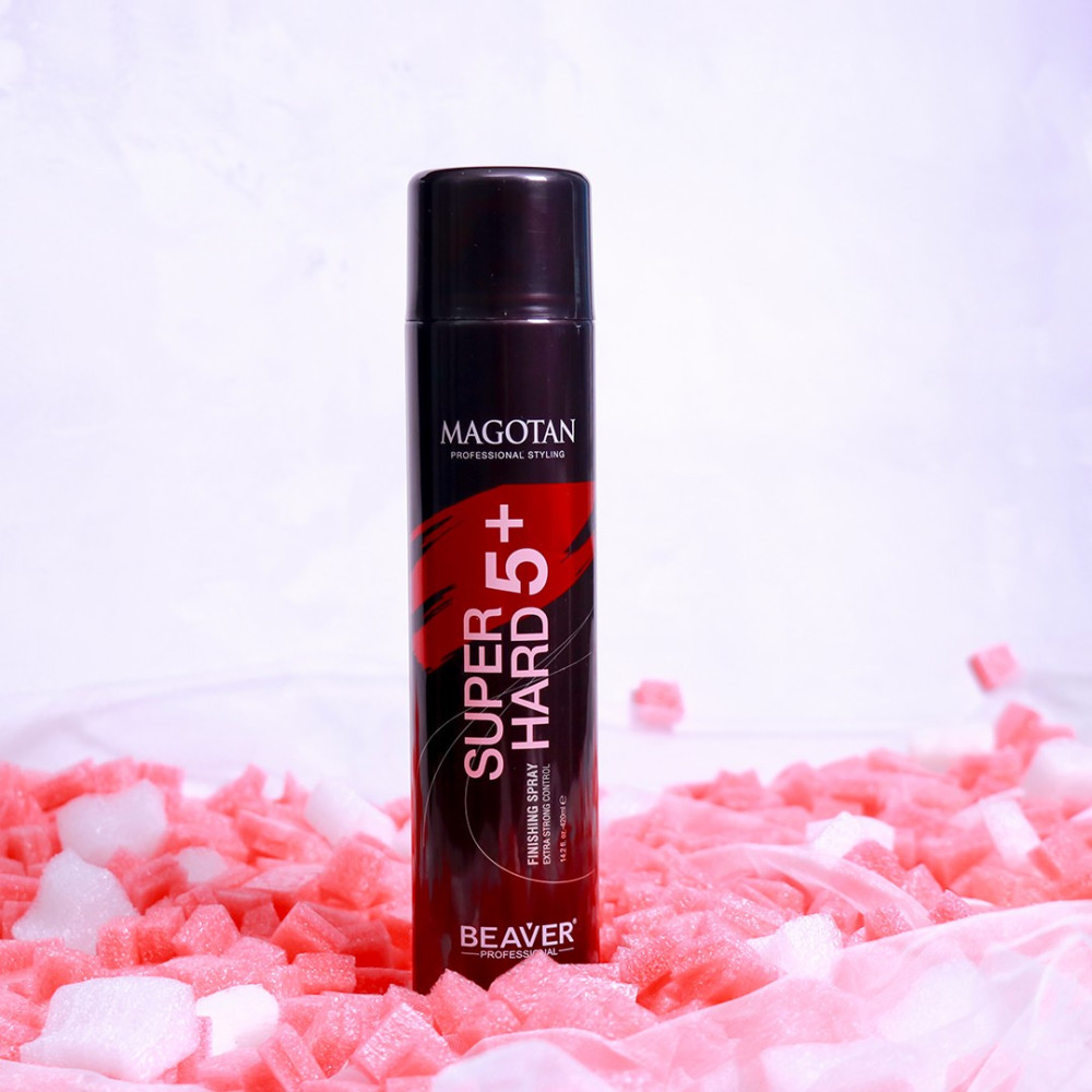 Лак для волосся екстрасильної фіксації - Beaver Professional Magotan Super Hard Finishing Spray фото 3