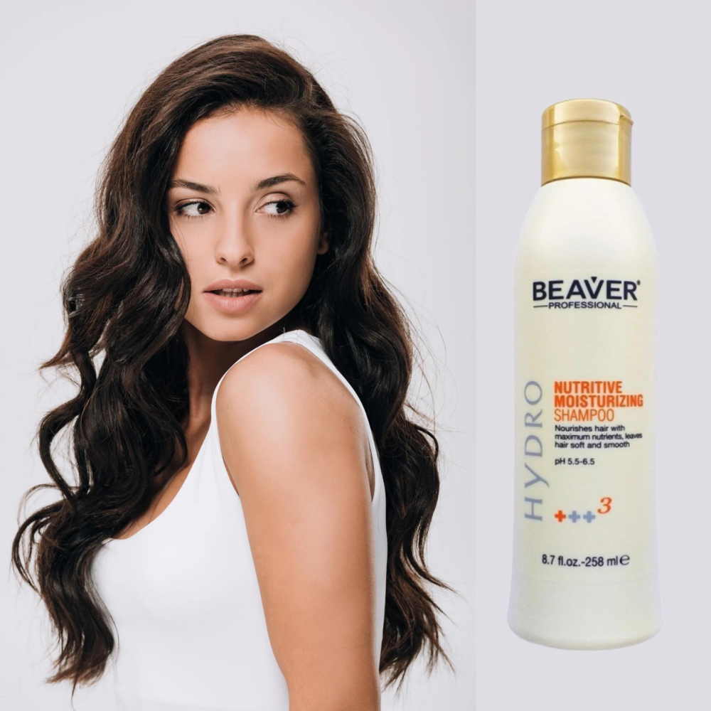 Питающий увлажняющий шампунь - Beaver Professional Nutritive Moisturizing Shampoo фото 3
