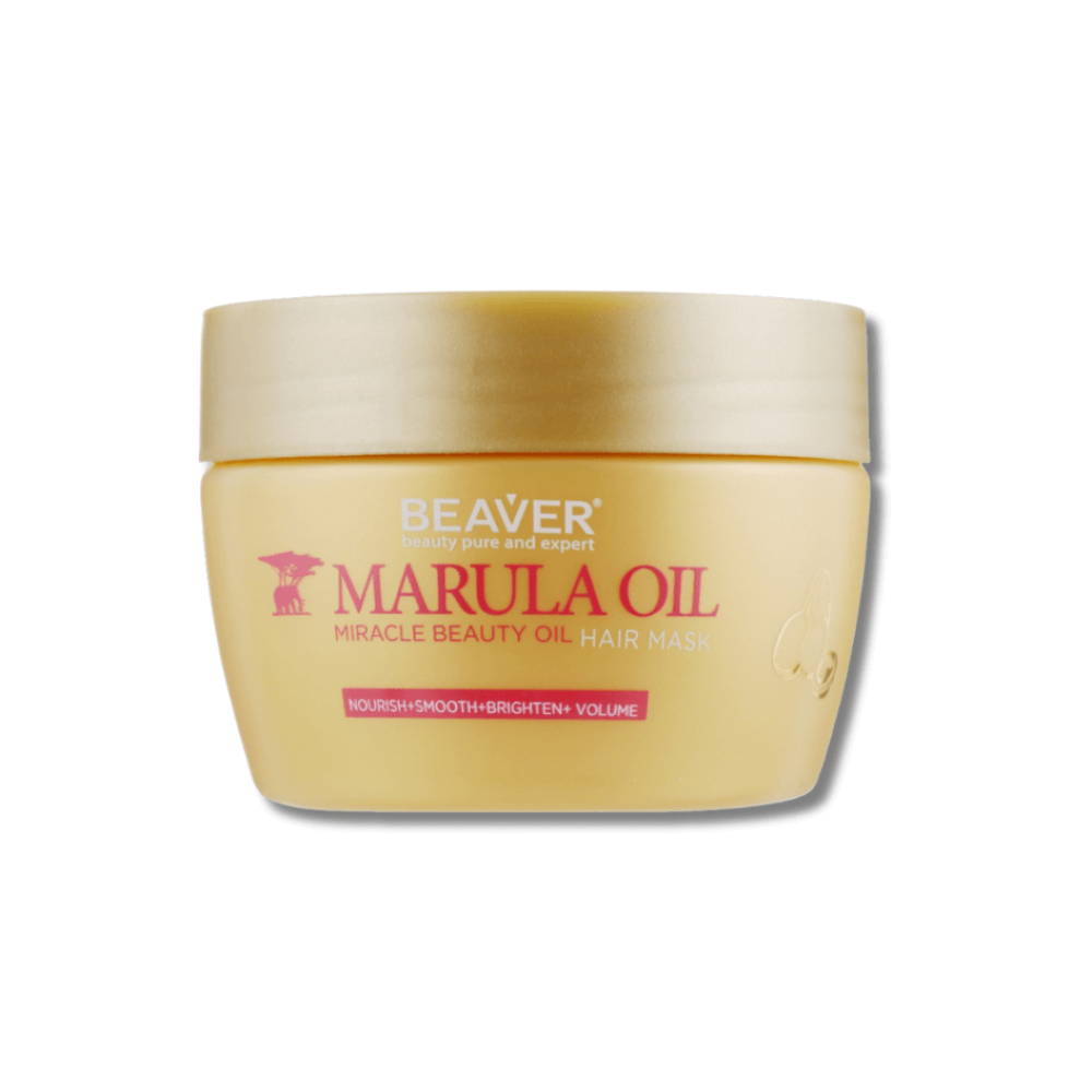 Маска для глубокого питания поврежденных волос с маслом марулы - Beaver Professional Nourish Marula Oil Hair Mask фото
