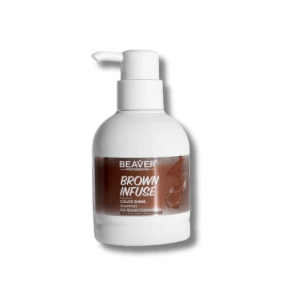 Шампунь для інтенсивного догляду волосся золотисто-бежевий - Beaver Professional Infuse Color Shine Shampoo Brown фото