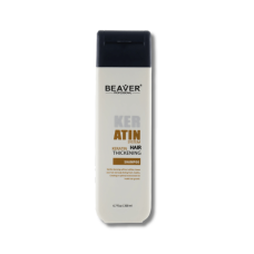 Шампунь с кератином для густоты и уплотнения волос - Beaver Professional Keratin System Shampoo 