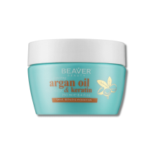 Відновлююча маска для волосся з аргановим маслом та кератином - Beaver Professional Repairing Argan Oil Hair Mask & Keratin 