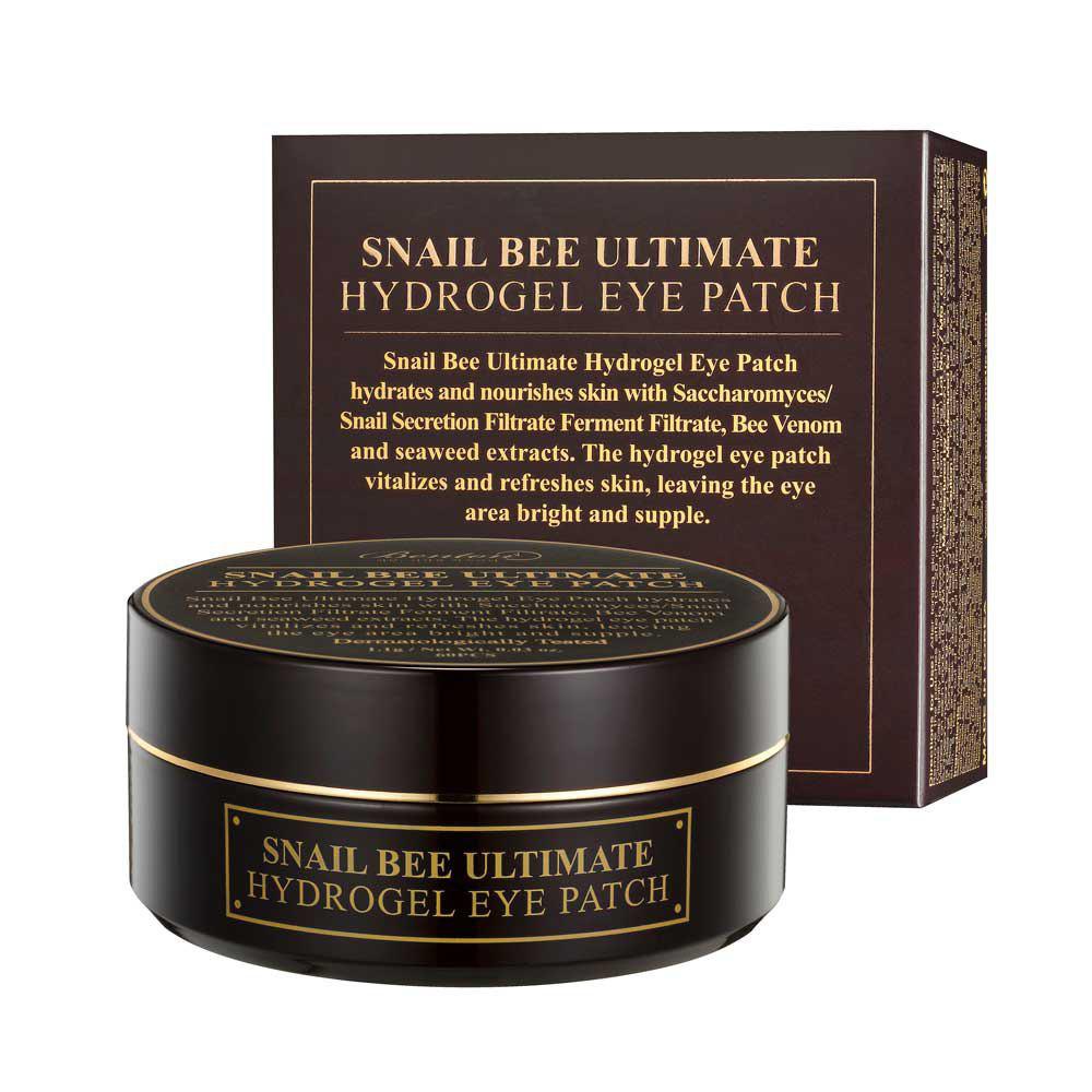 Гидрогелевые патчи с ферментированным муцином улитки и пчелиным ядом - Benton Snail Bee Ultimate Hydrogel Eye Patch фото