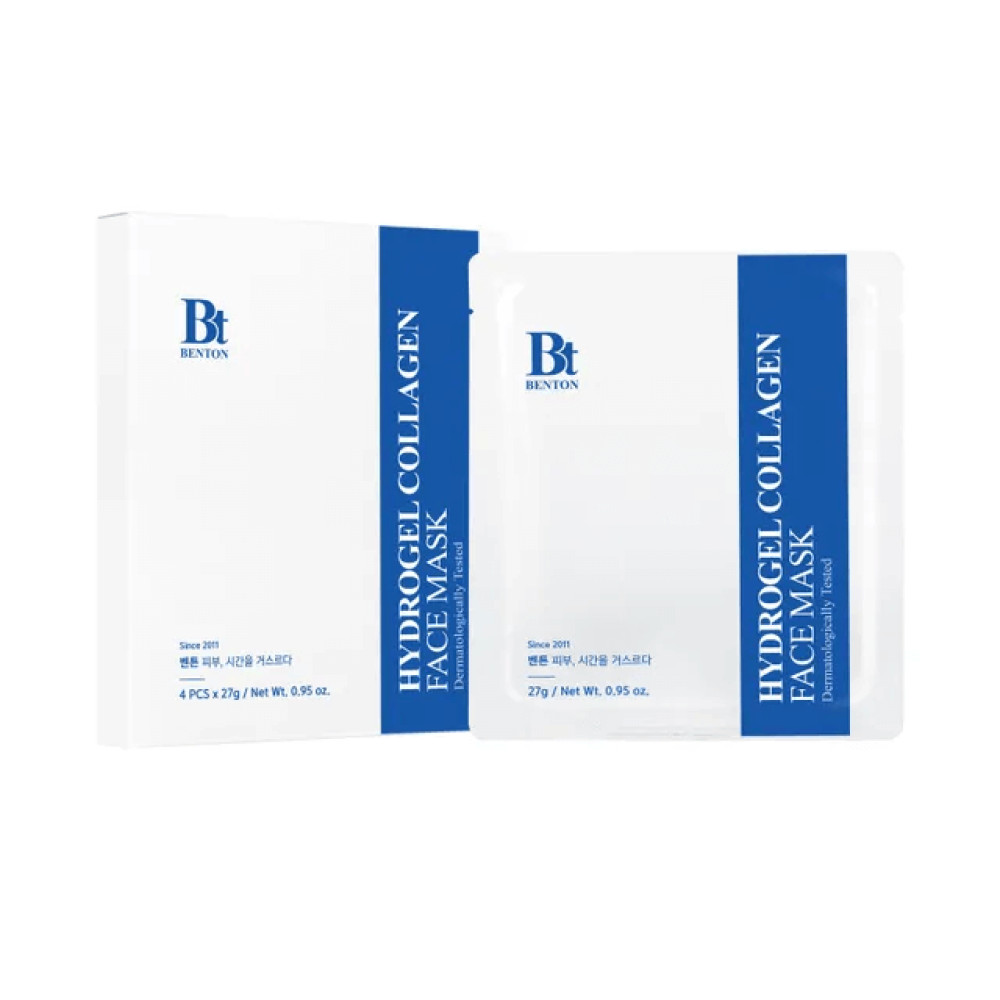 Гидрогелевая маска с коллагеном для увлажнения кожи лица - Benton Hydrogel Collagen Face Mask фото 2