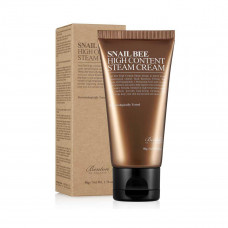 Крем с муцином улитки и пчелиным ядом - Benton Snail Bee High Content Steam Cream 