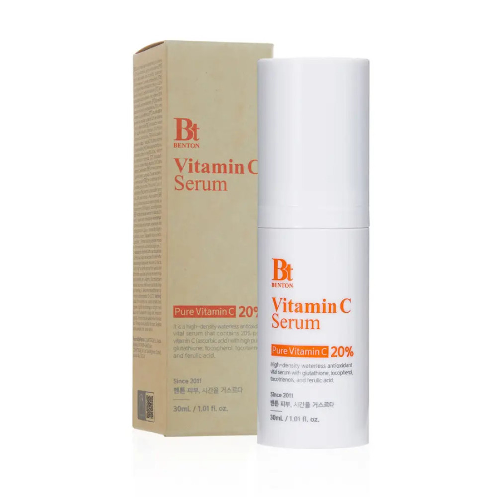Крем-сыворотка с 20% витамина С - Benton Vitamin C Serum фото 4