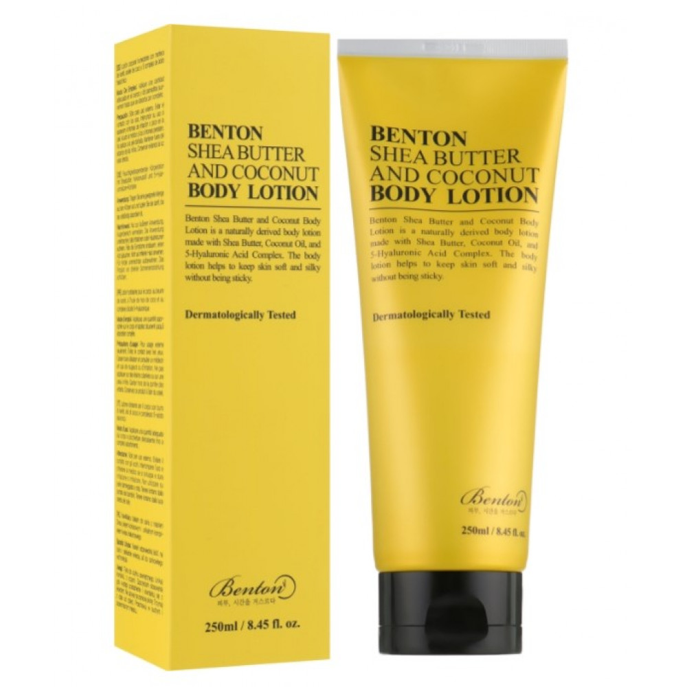 Лосьон для тела с маслом ши и кокоса - Benton Shea Butter and Coconut Body Lotion фото