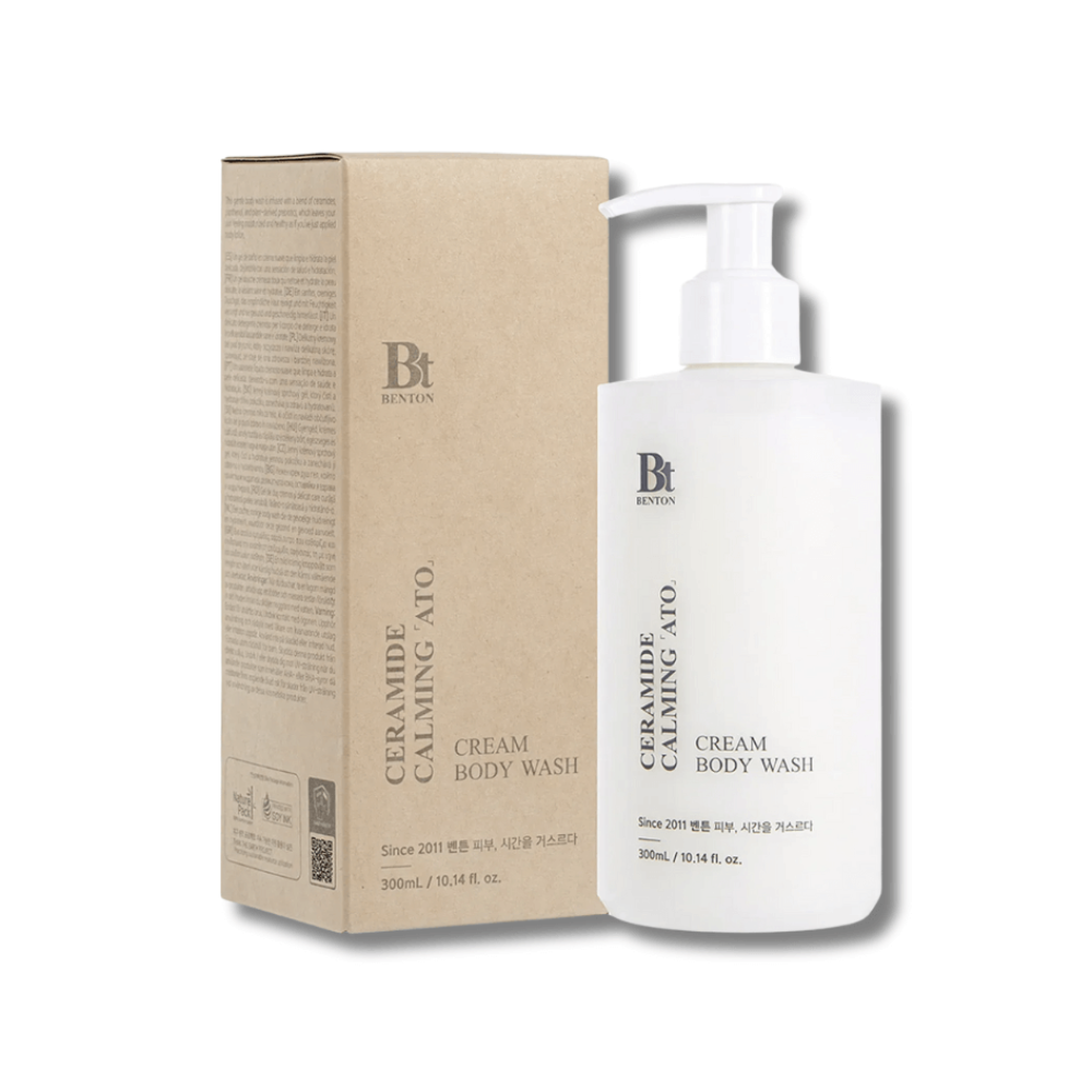 Очищающий кремовый гель для душа с керамидами - Benton Ceramide Calming Ato Cream Body Wash фото