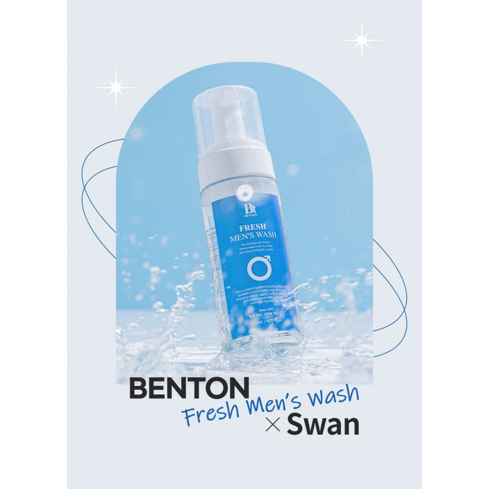 Освежающая пенка для интимной гигиены мужчин - Benton Fresh Men's Wash фото 4