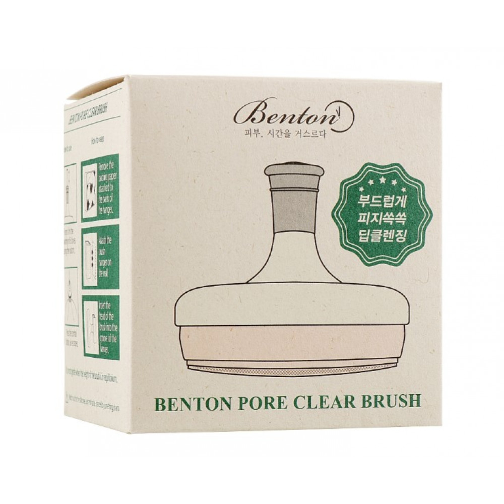 Силиконовая щеточка для глубокой очистки лица - Benton Pore Clear Brush фото