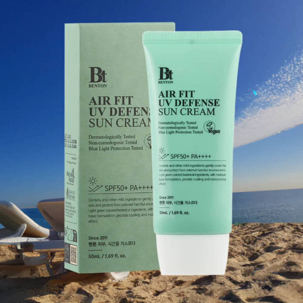 Солнцезащитный крем - Benton Air Fit UV defense Sun Cream SPF50+/PA++++ фото 5