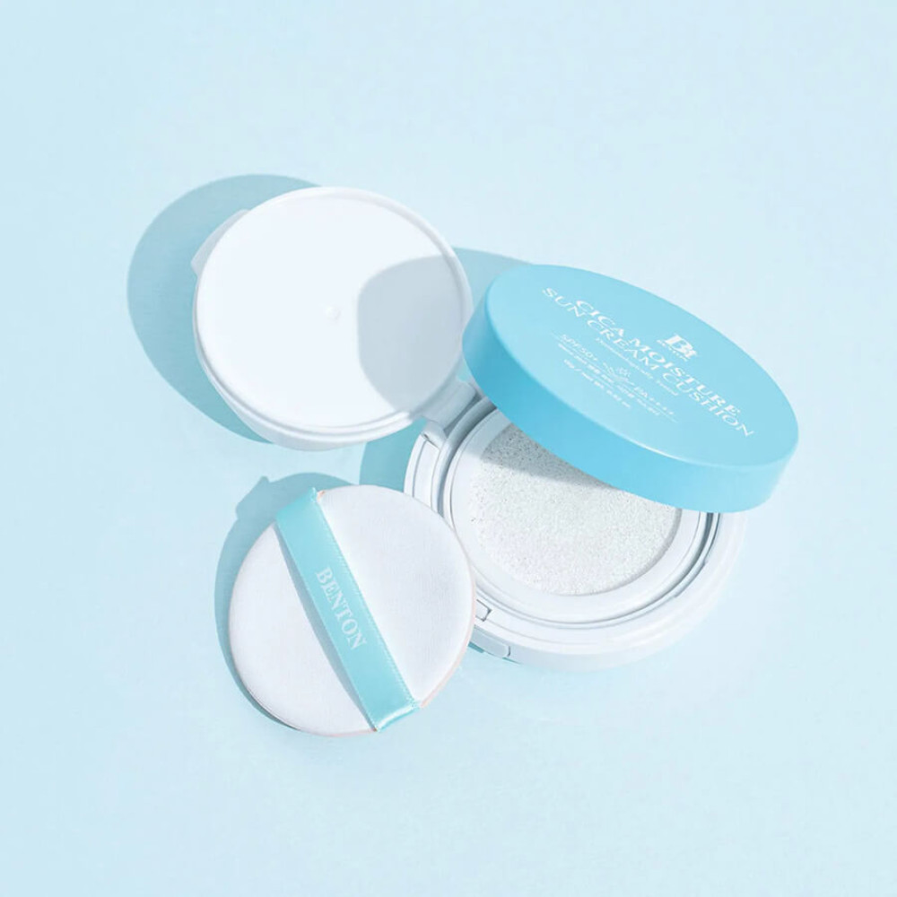 Солнцезащитный кушон с центелой - Benton Cica Moisture Sun Cream Cushion SPF50/PA++++ фото 2