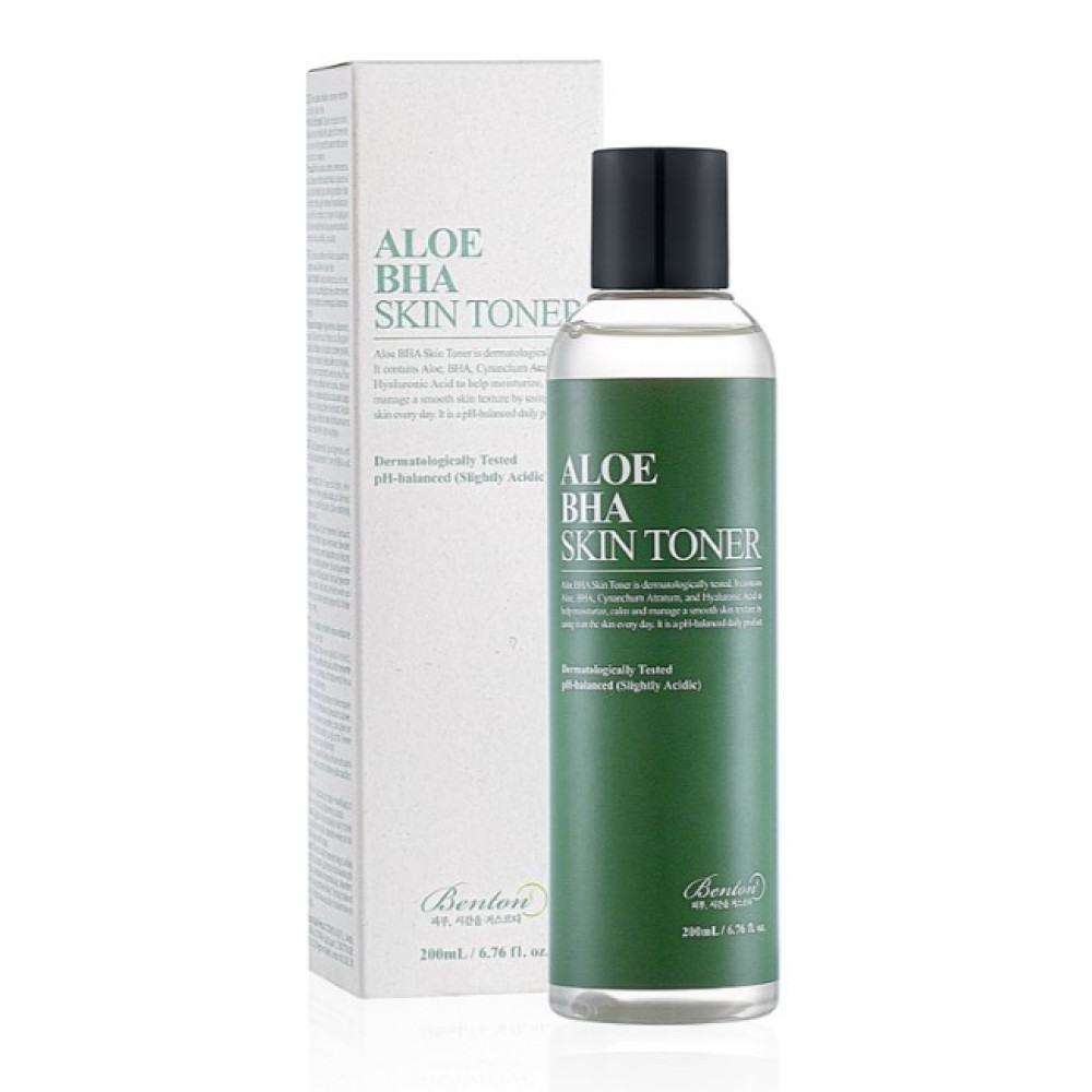 Тонер для обличчя з алое - Benton Aloe BHA Skin Toner фото