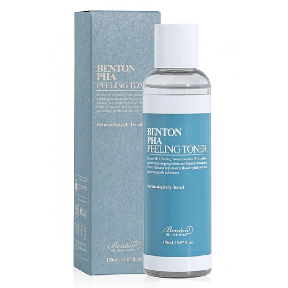 Тонер-ексфоліант з лактобіоновою кислотою - Benton PHA Peeling Toner фото