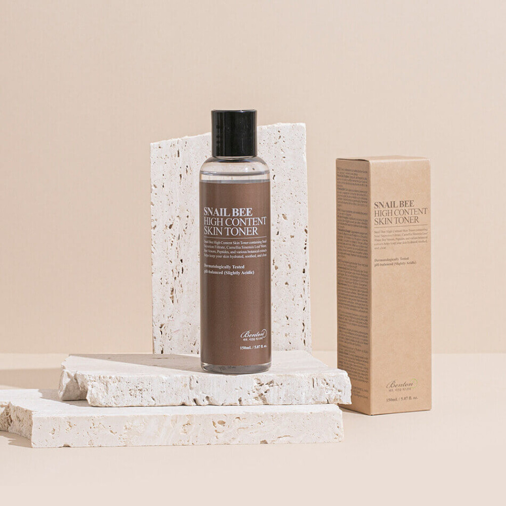 Тонер с муцином улитки и ядом пчелы - Benton Snail Bee High Content Skin Toner фото 3