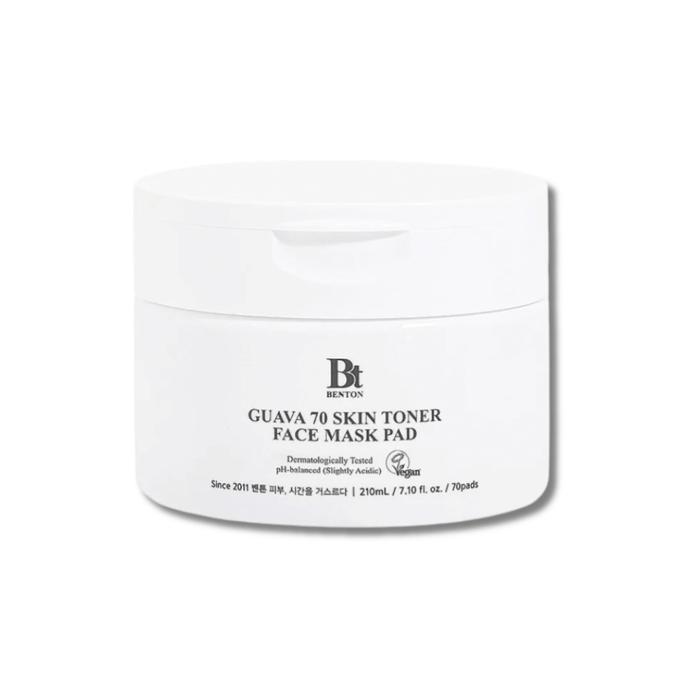 Успокаивающие тонер-пэды для лица - Benton Guava 70 Skin Toner Face Mask Pad фото