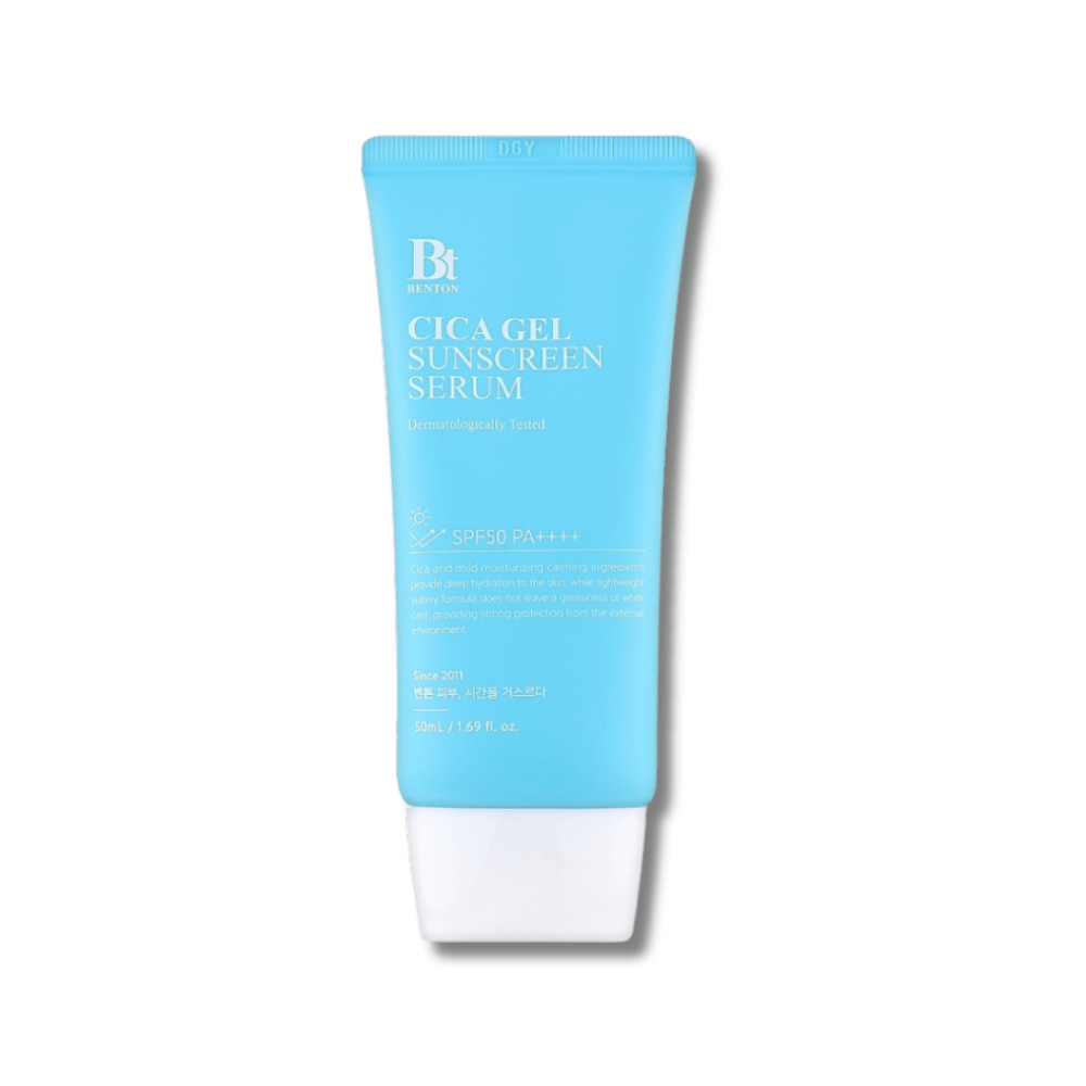 Увлажняющая солнцезащитная крем-сыворотка - Benton CICA Gel Sunscreen Serum SPF50/PA++++ фото