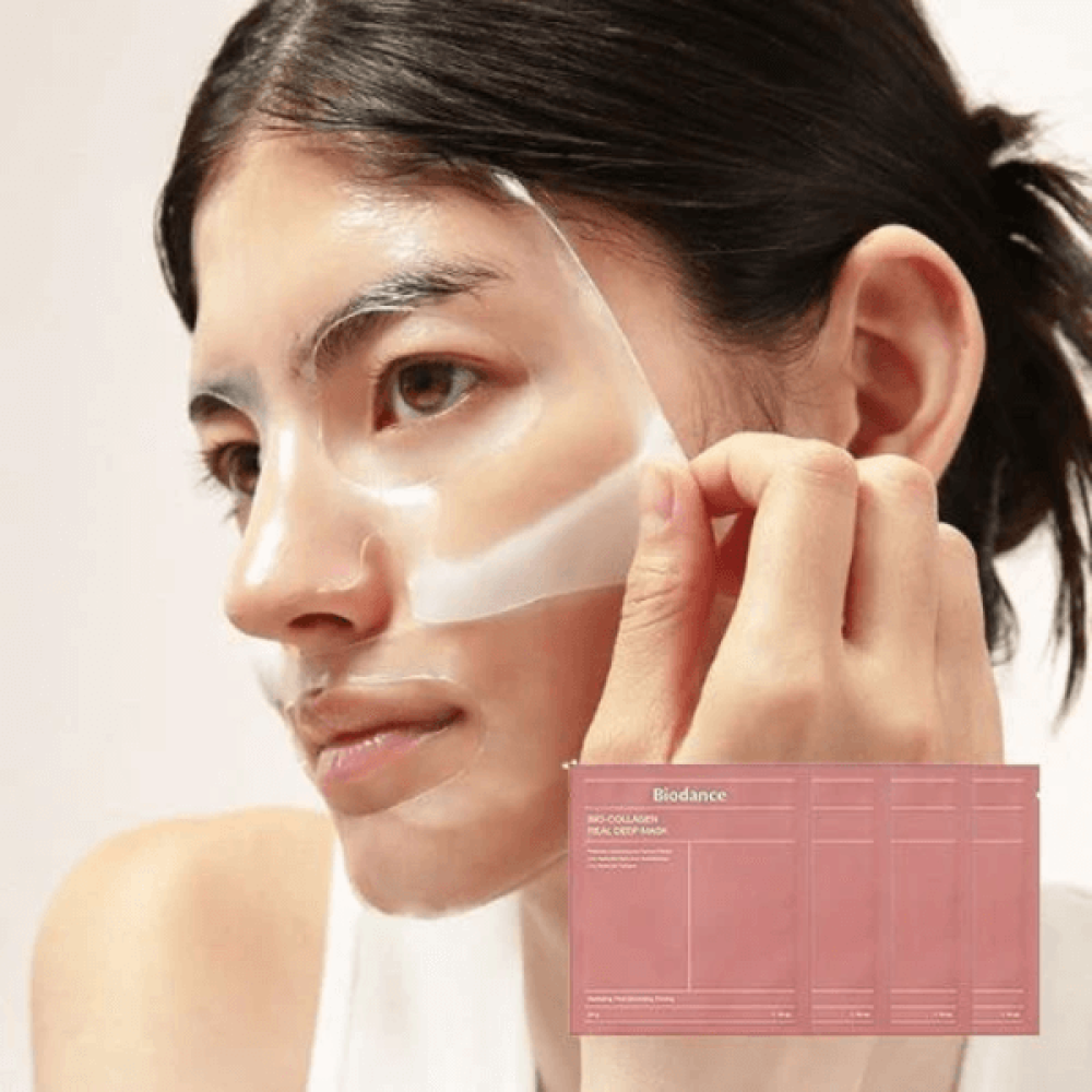 Набор коллагеновых гидрогелевых масок для глубокого увлажнения - Biodance Bio-Collagen Real Deep Mask фото 2