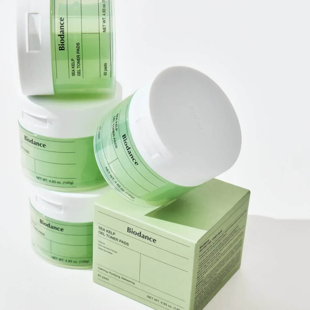 Успокаивающие увлажняющие гелевые пады - Biodance Sea Kelp Gel Toner Pad фото 2