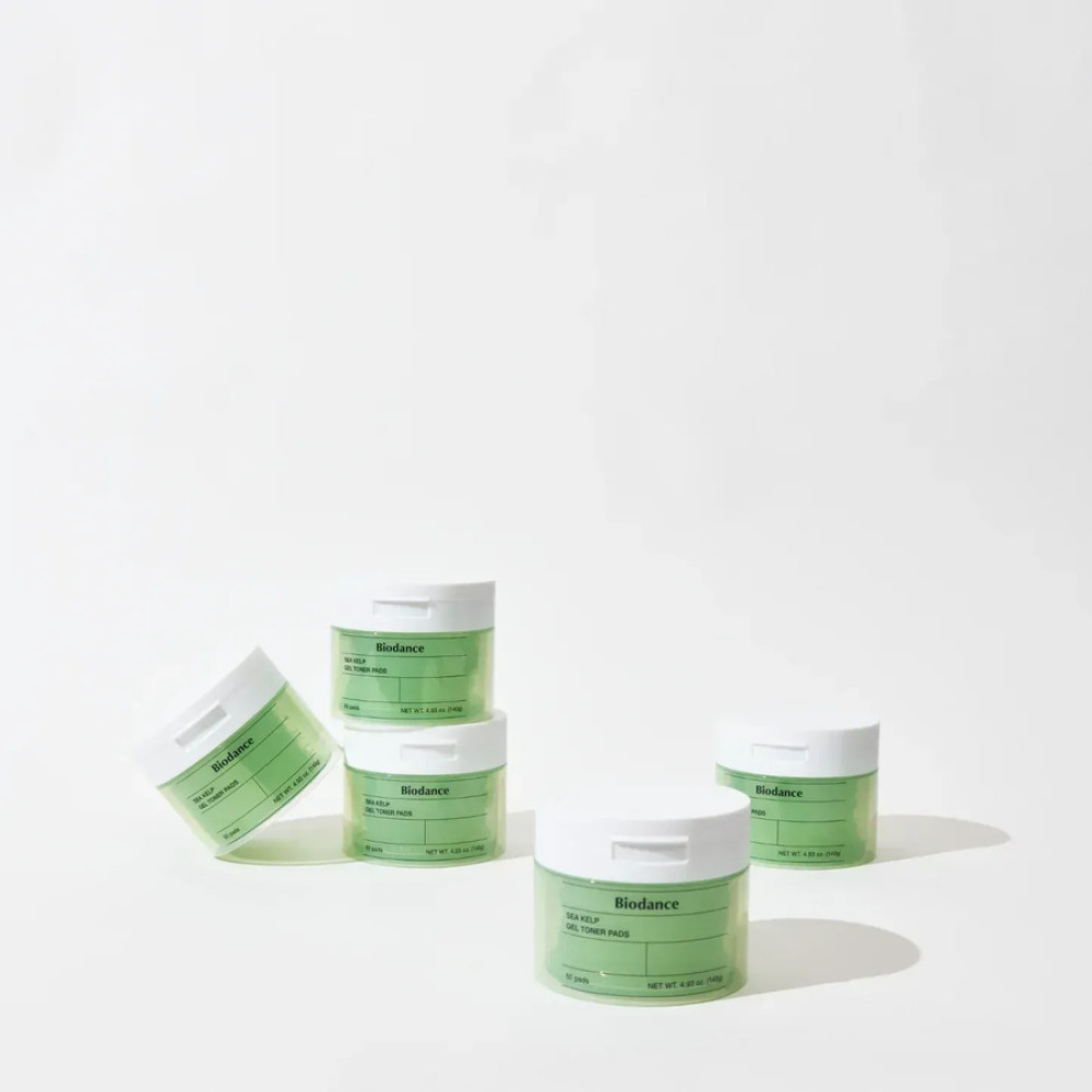 Успокаивающие увлажняющие гелевые пады - Biodance Sea Kelp Gel Toner Pad фото 4
