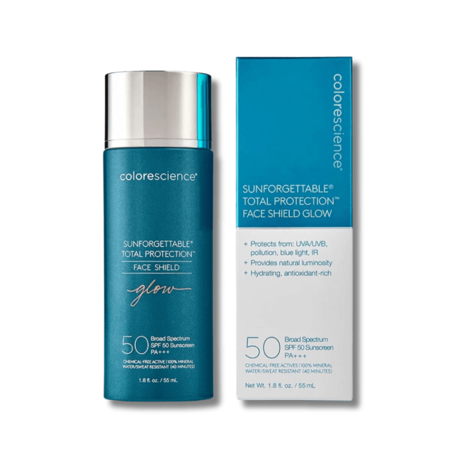 Как выбрать лучший солнцезащитный крем для лица? Colorescience Sunforgettable® Total Protection™ Face Shield Glow