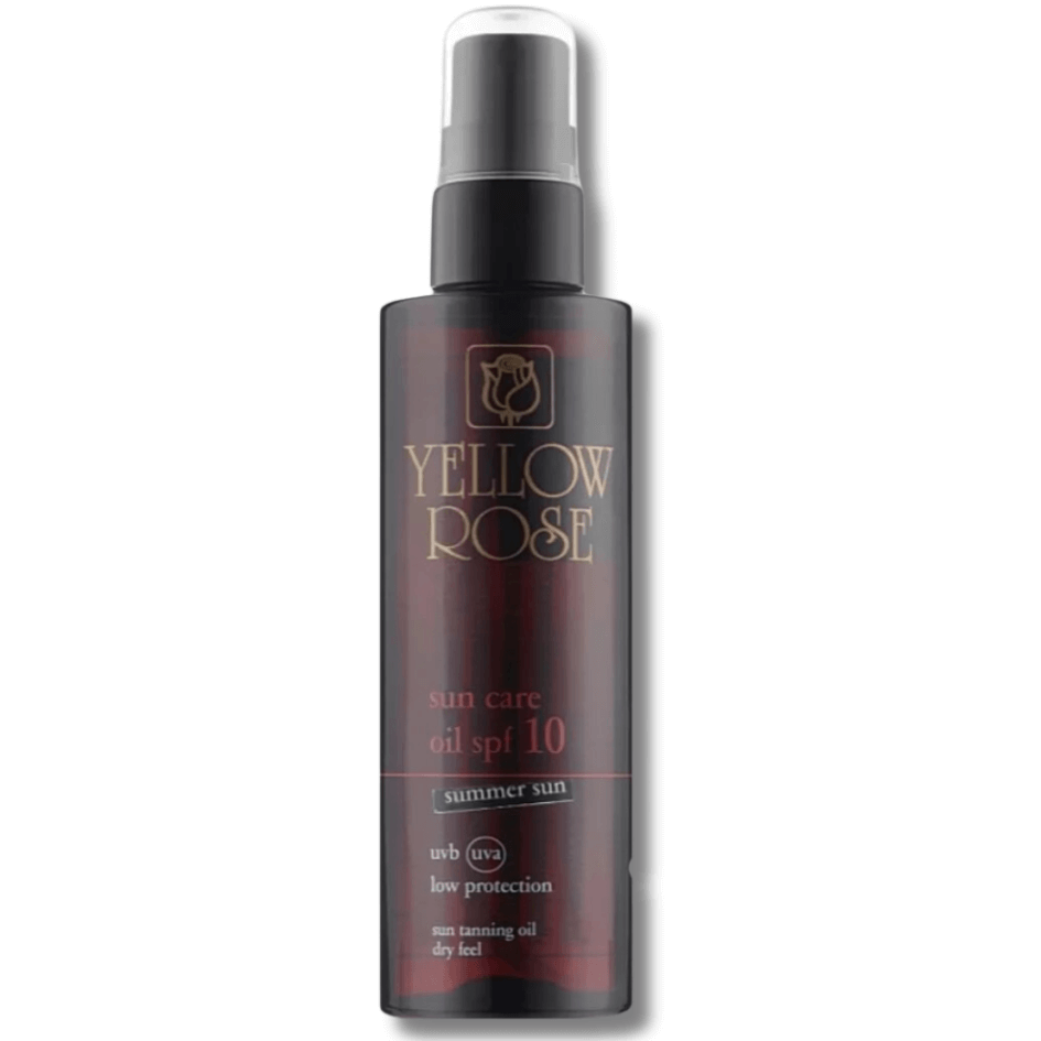 Як засмагати у солярії? Yellow Rose Sun Care Oil SPF10 Summer Sun