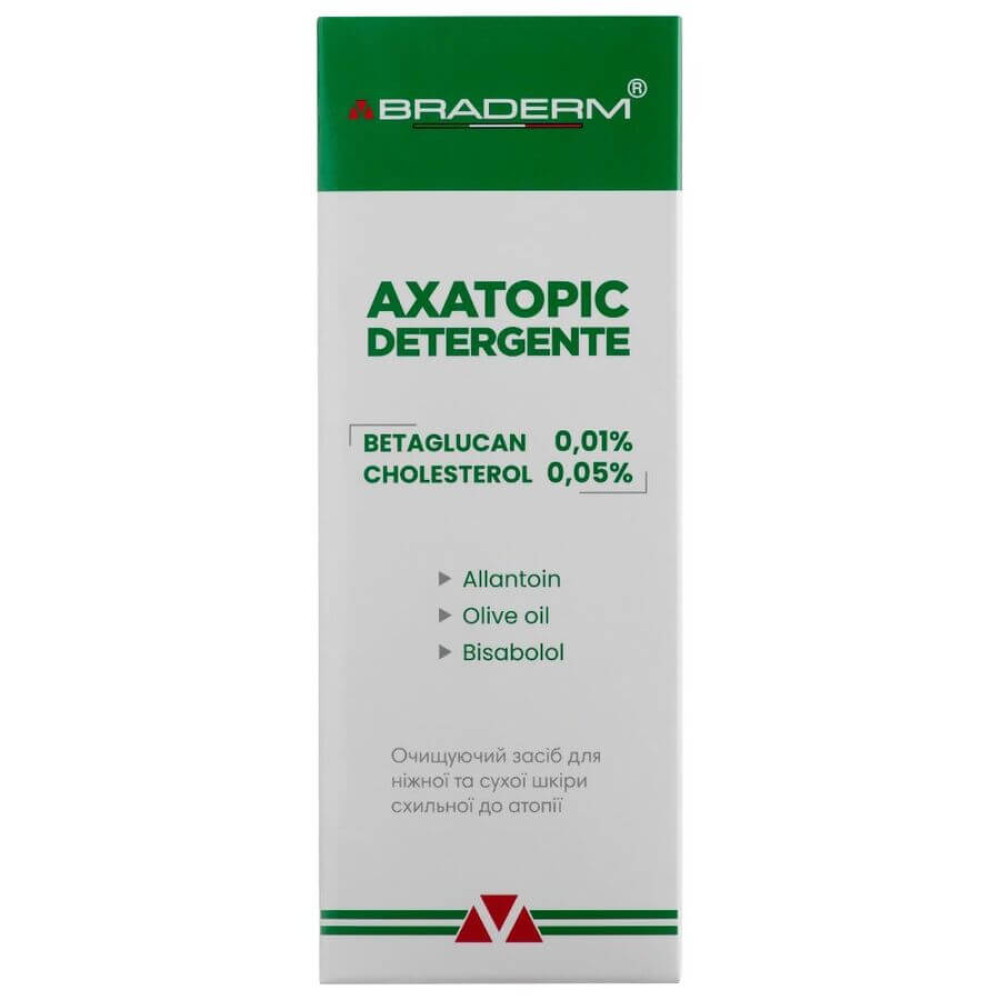 Гель для очищения нежной и сухой кожи - Braderm Axatopic Detergente Gel фото 4