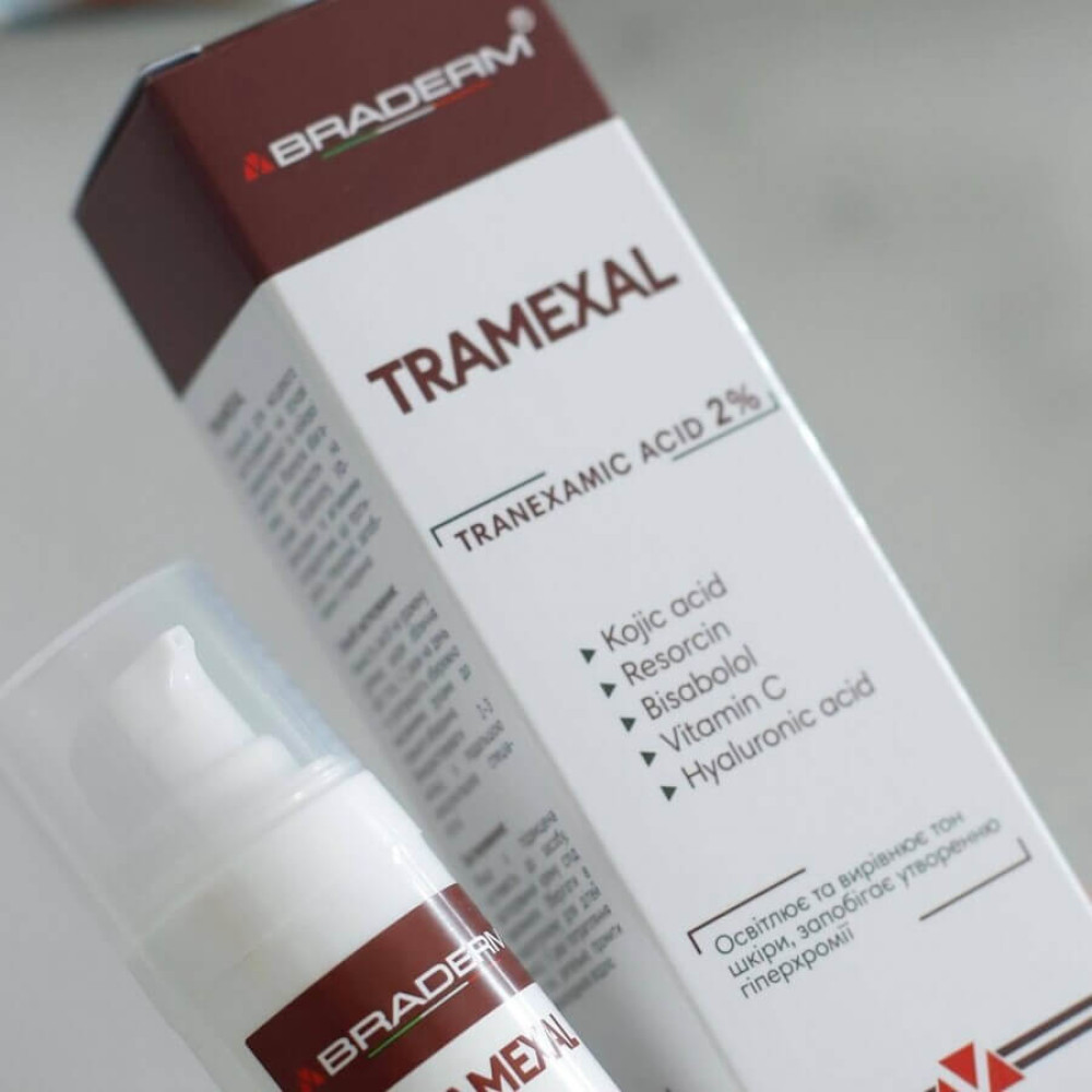 Осветляющий крем против пигментации - Braderm Tramexal Cream фото 4