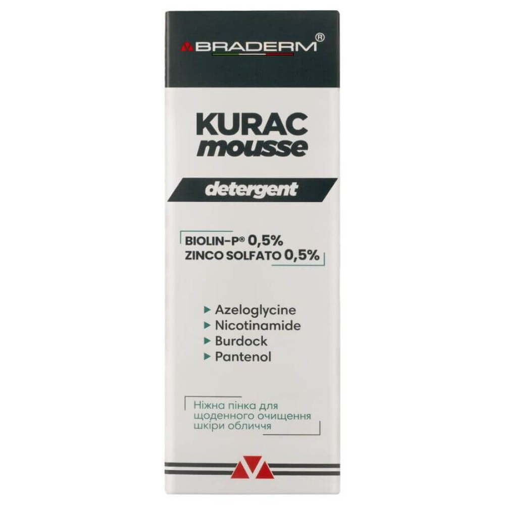 Пенка для умывания - Braderm Kurac Cleansing Mousse фото 2