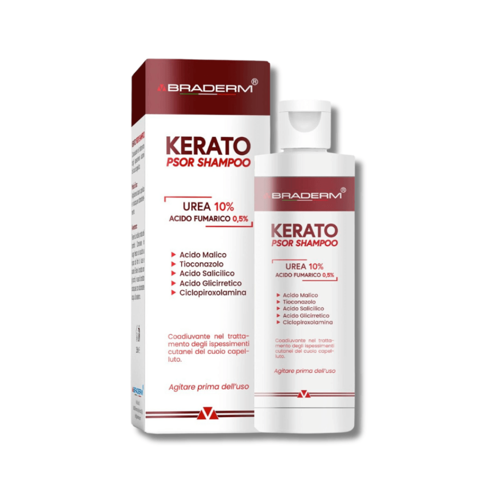 Шампунь против перхоти и себореи с мочевиной - Braderm Kerato Psor Shampoo фото