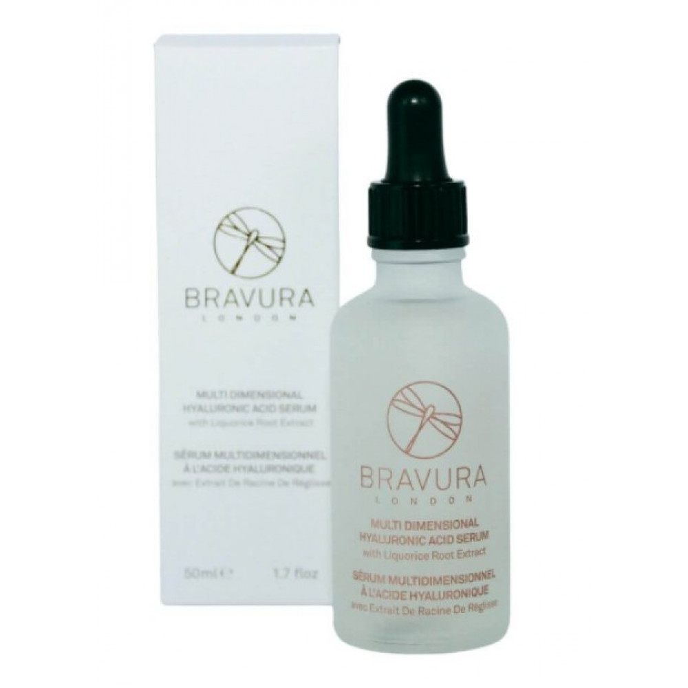 Увлажняющая сыворотка для всех типов кожи - Bravura London Multi Hyaluronic Acid Serum with Liquorice Root Extract фото